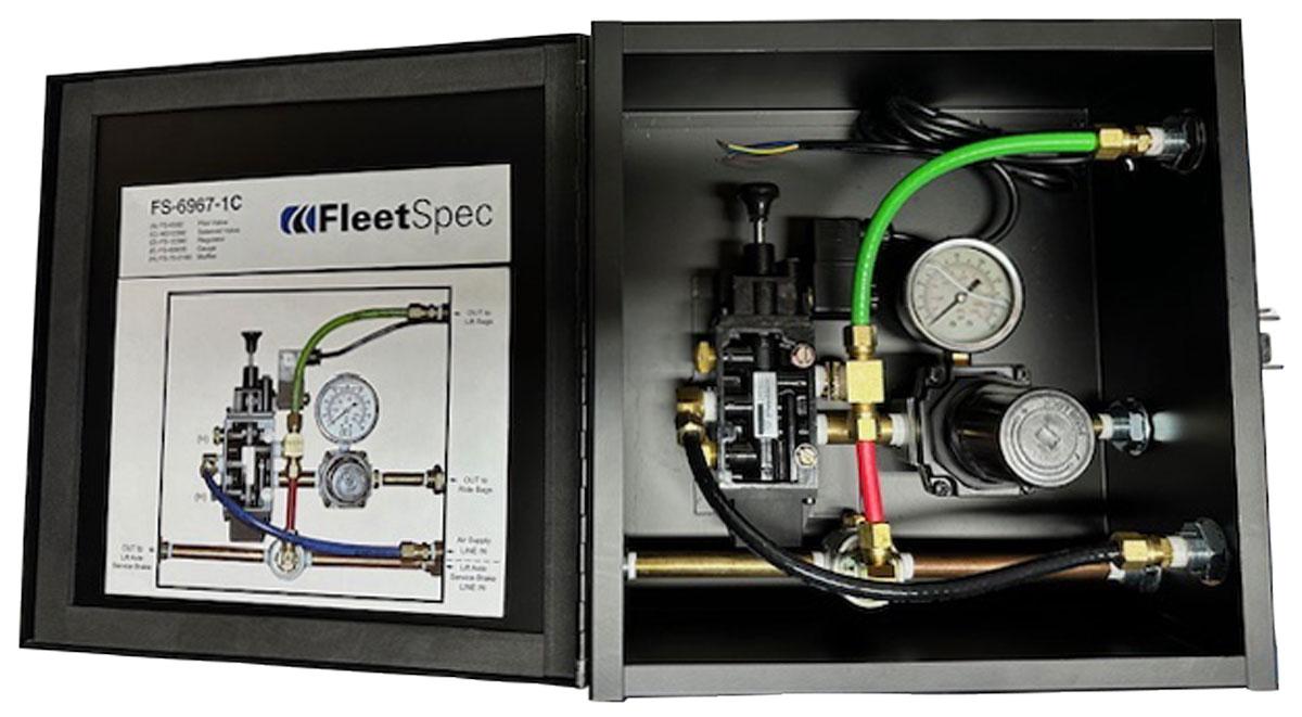 FS-6967-1C Air Suspension Lift Axle Control Box | FleetSpec